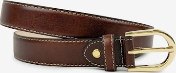 Ceinture 'LA CINTURA' SARA BY JG en marron : devant