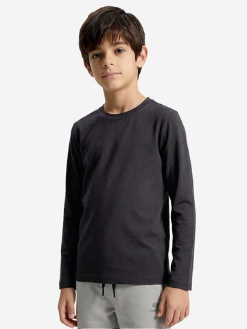 T-Shirt 'TOMMY T-Shirt Aus Baumwolle Und Elastan' Tommy Life en gris