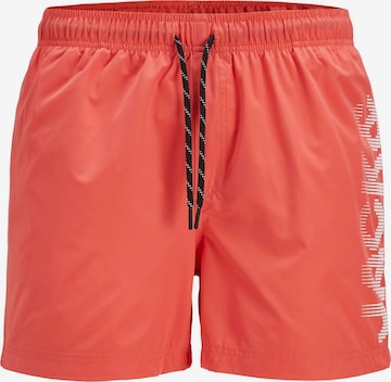 JACK & JONES Swimming shorts 'JPSTMaui' in Orange: front