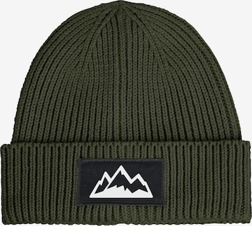 Neverless Beanie 'Mountain' in Green: front
