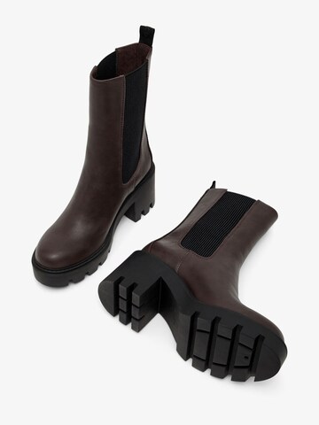 Chelsea Boots Bianco en marron