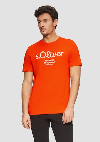 Maglietta di s.Oliver in arancione: frontale