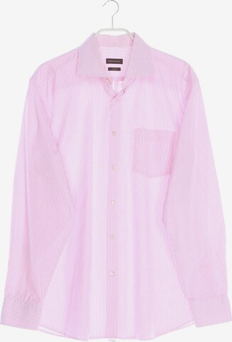 RENÉ LEZARD Button Up Shirt in XXL in Pink: front