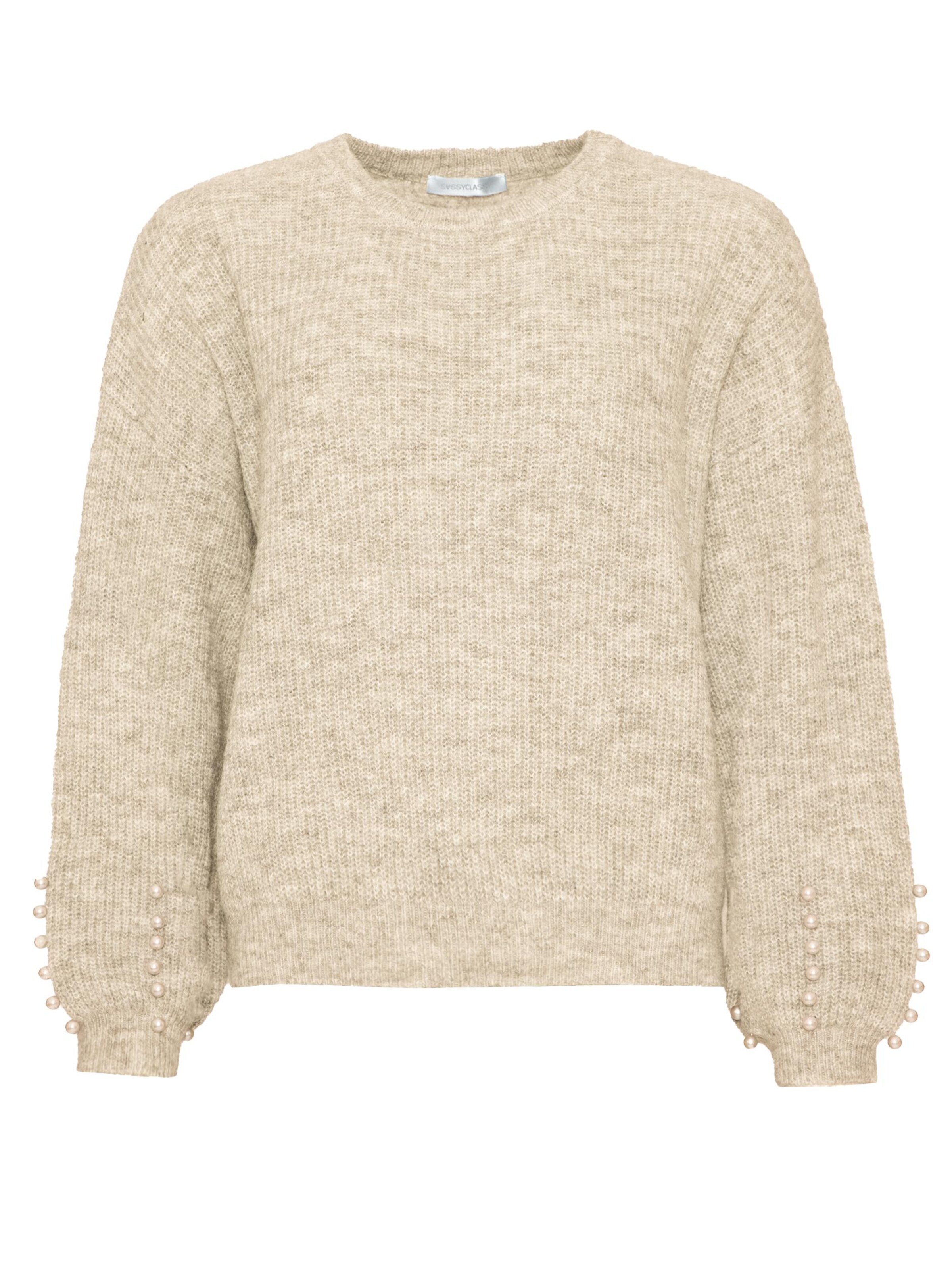 SASSYCLASSY Sweater in Beige: front