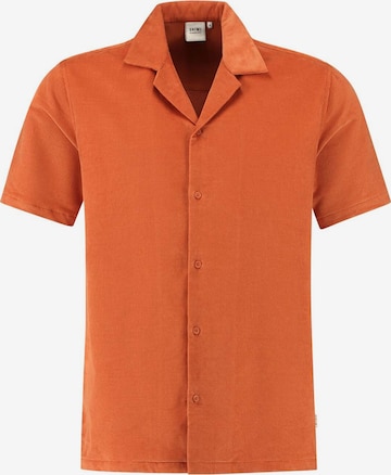 Chemise 'Dave' Shiwi en marron : devant