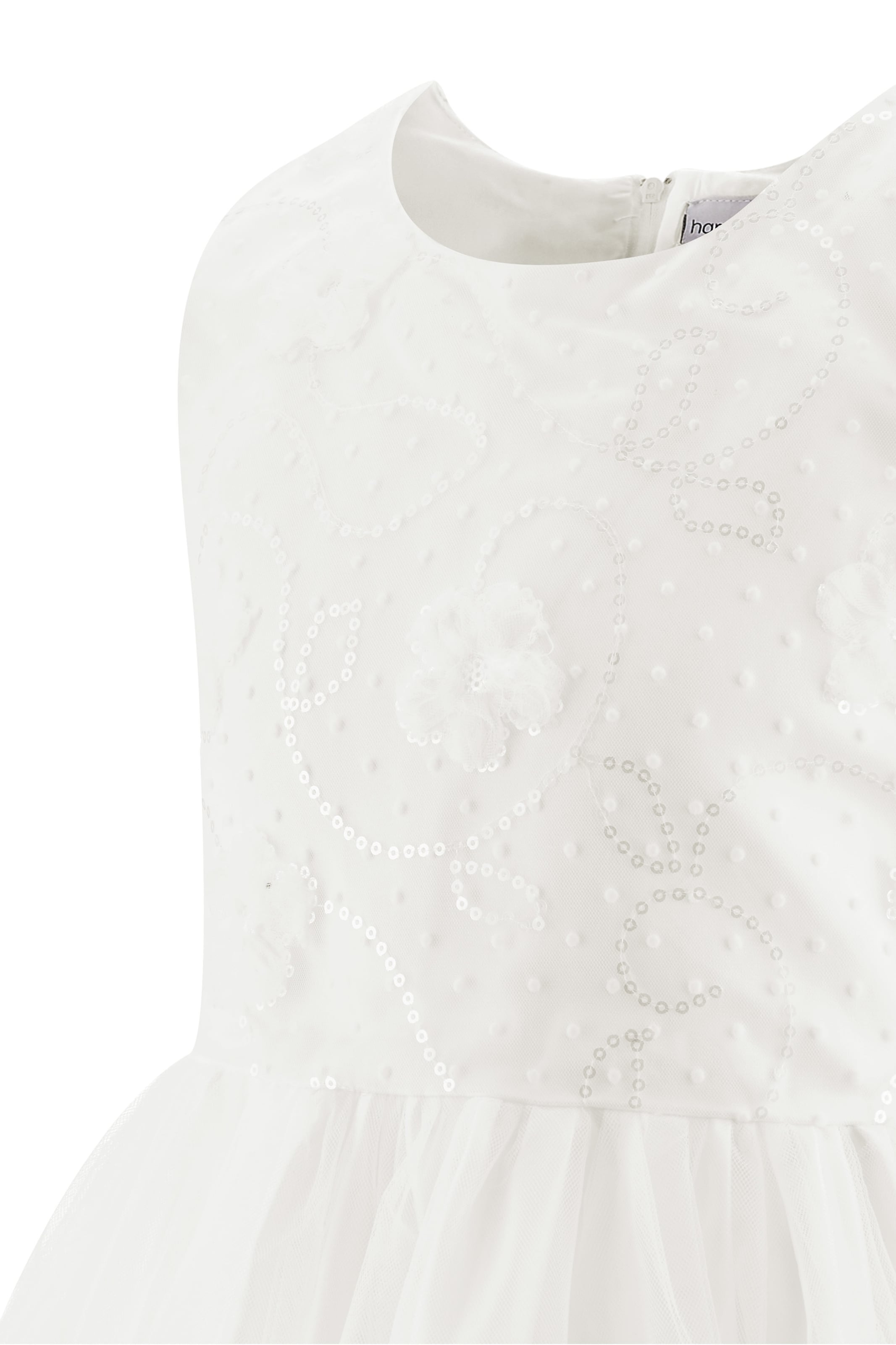 happy girls Mekko värissä valkoinen