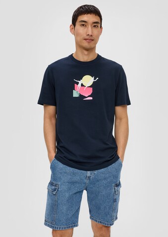 s.Oliver Shirt in Blau: Vorderseite