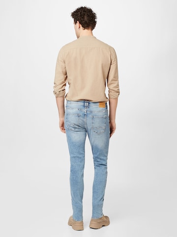 BLEND Slimfit Jeans i blå