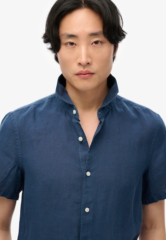 Superdry Regular fit Overhemd in Blauw