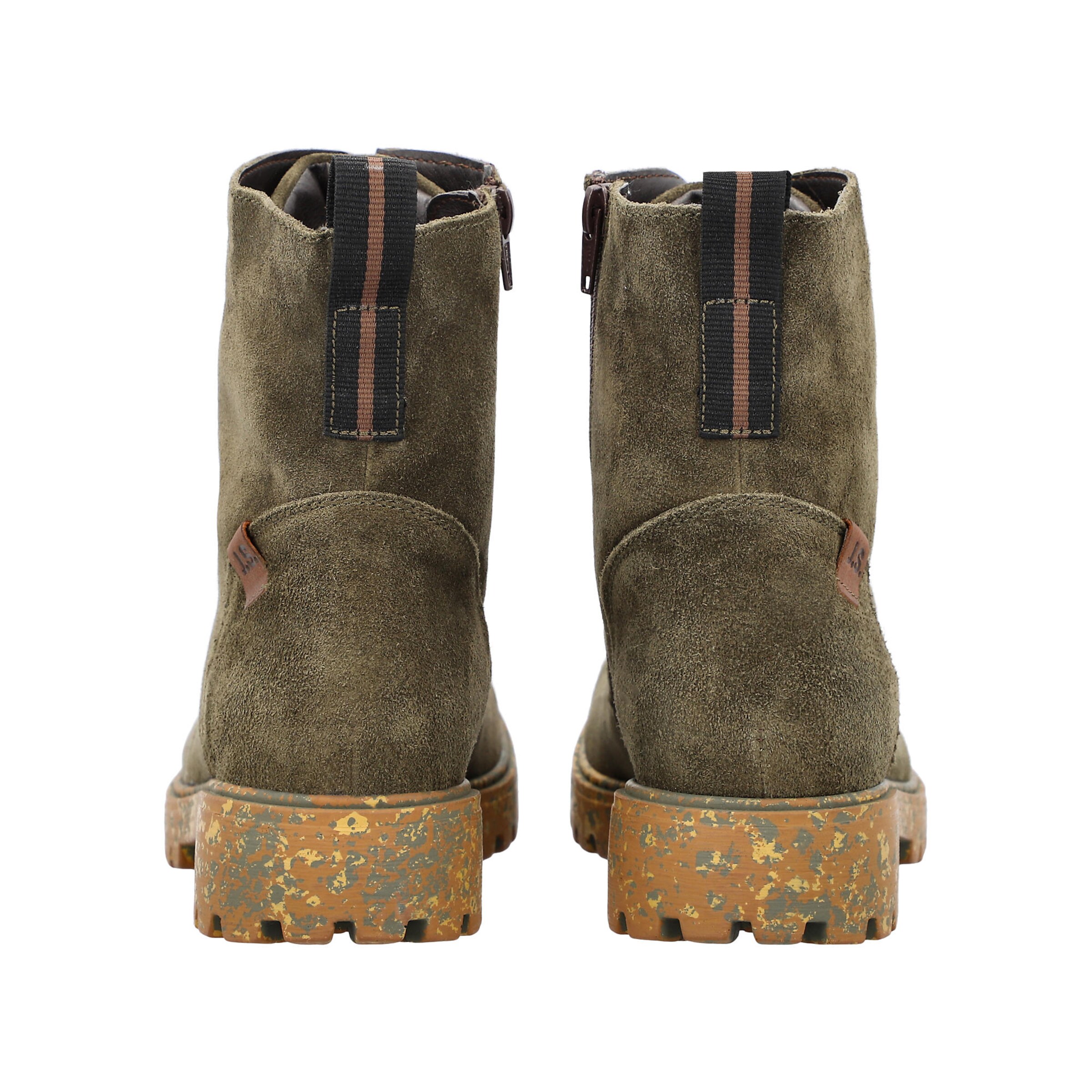 JOSEF SEIBEL Schnürstiefelette 'Marta 02' in Grün