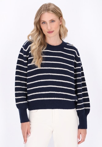 DreiMaster Maritim Trui in Blauw: voorkant