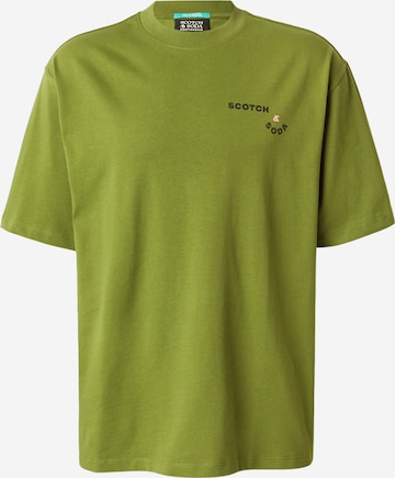 T-Shirt SCOTCH & SODA en vert : devant