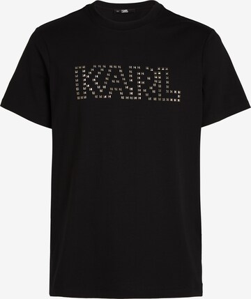 Karl Lagerfeld - Camisa em preto: frente