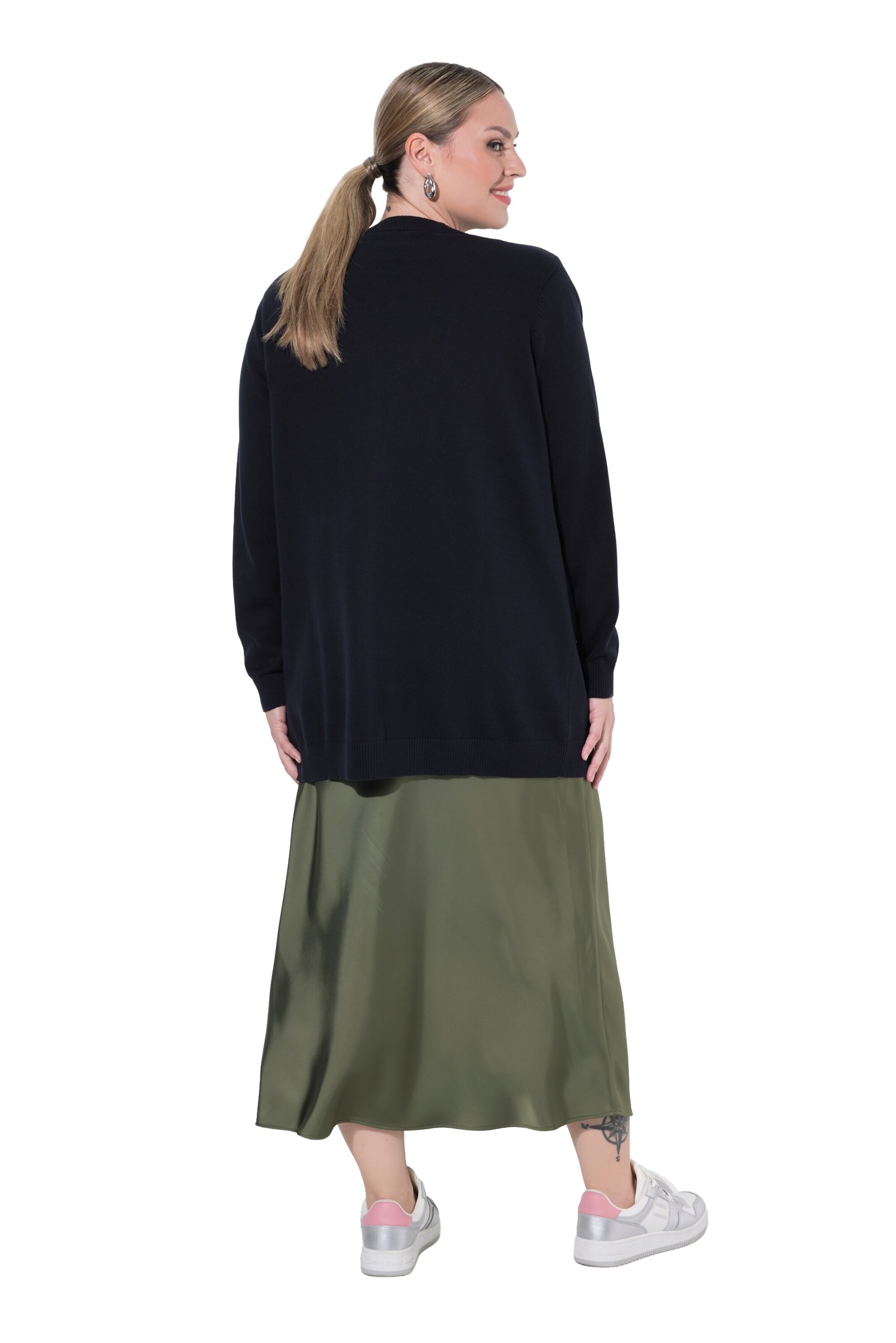 MIAMODA Knit cardigan in Black
