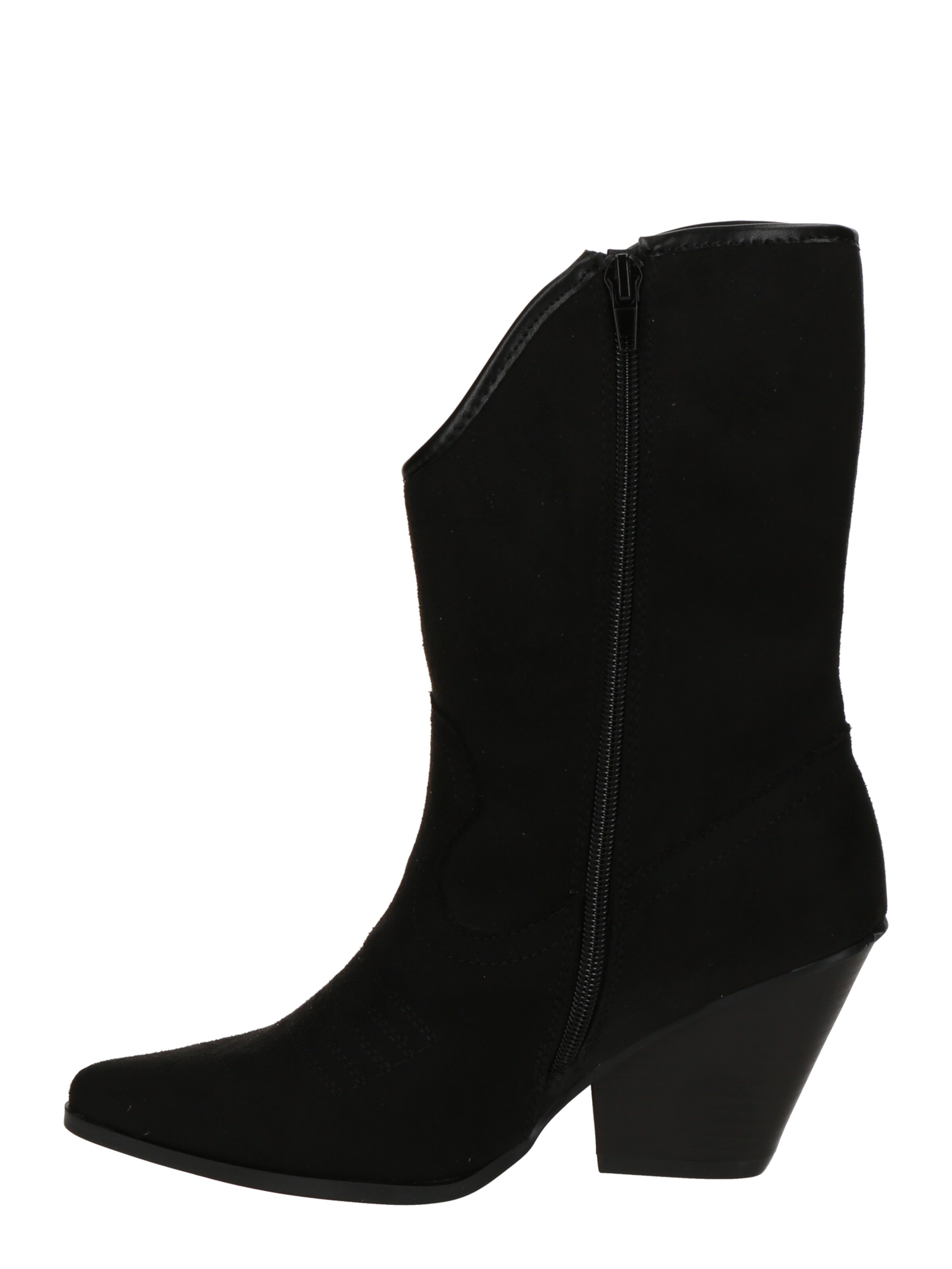 GLAMOROUS Comwboystøvler i sort