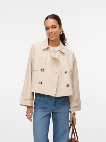 VERO MODA Tussenjas in Beige: voorkant