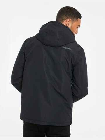 Threadbare Between-Season Jacket 'Mensforth' in Black