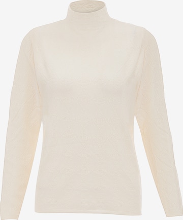 LEOMIA Sweater in White: front