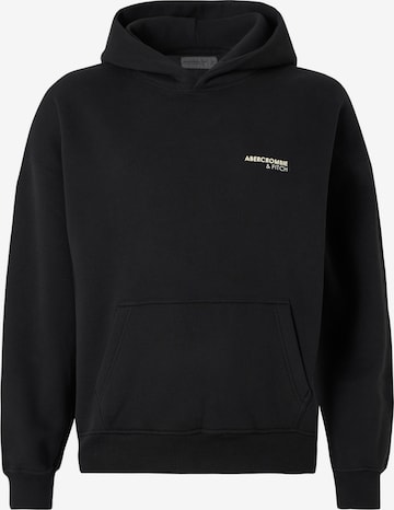 Sweat-shirt Abercrombie & Fitch en noir : devant