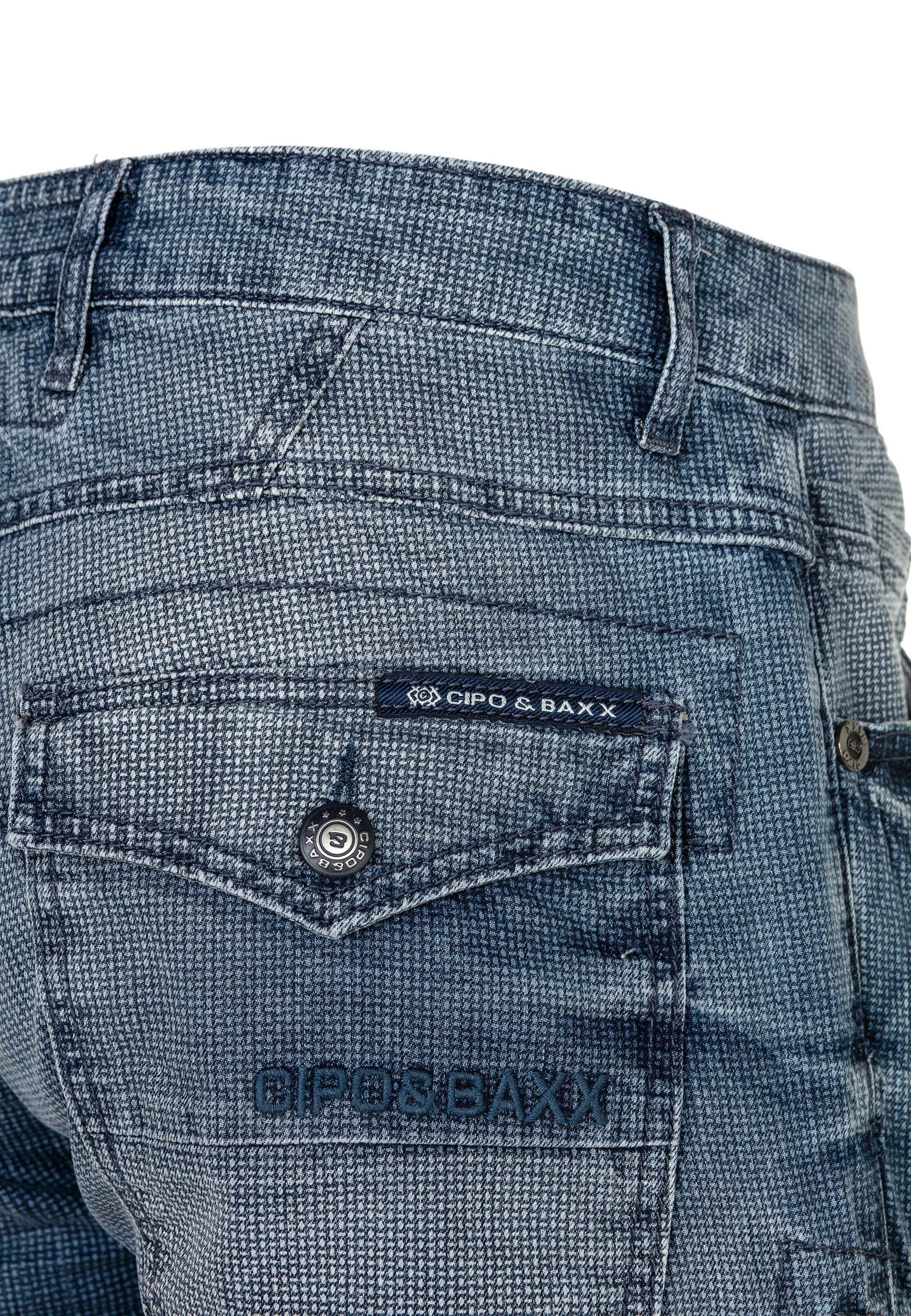 CIPO & BAXX Regular Cargojeans in Blauw