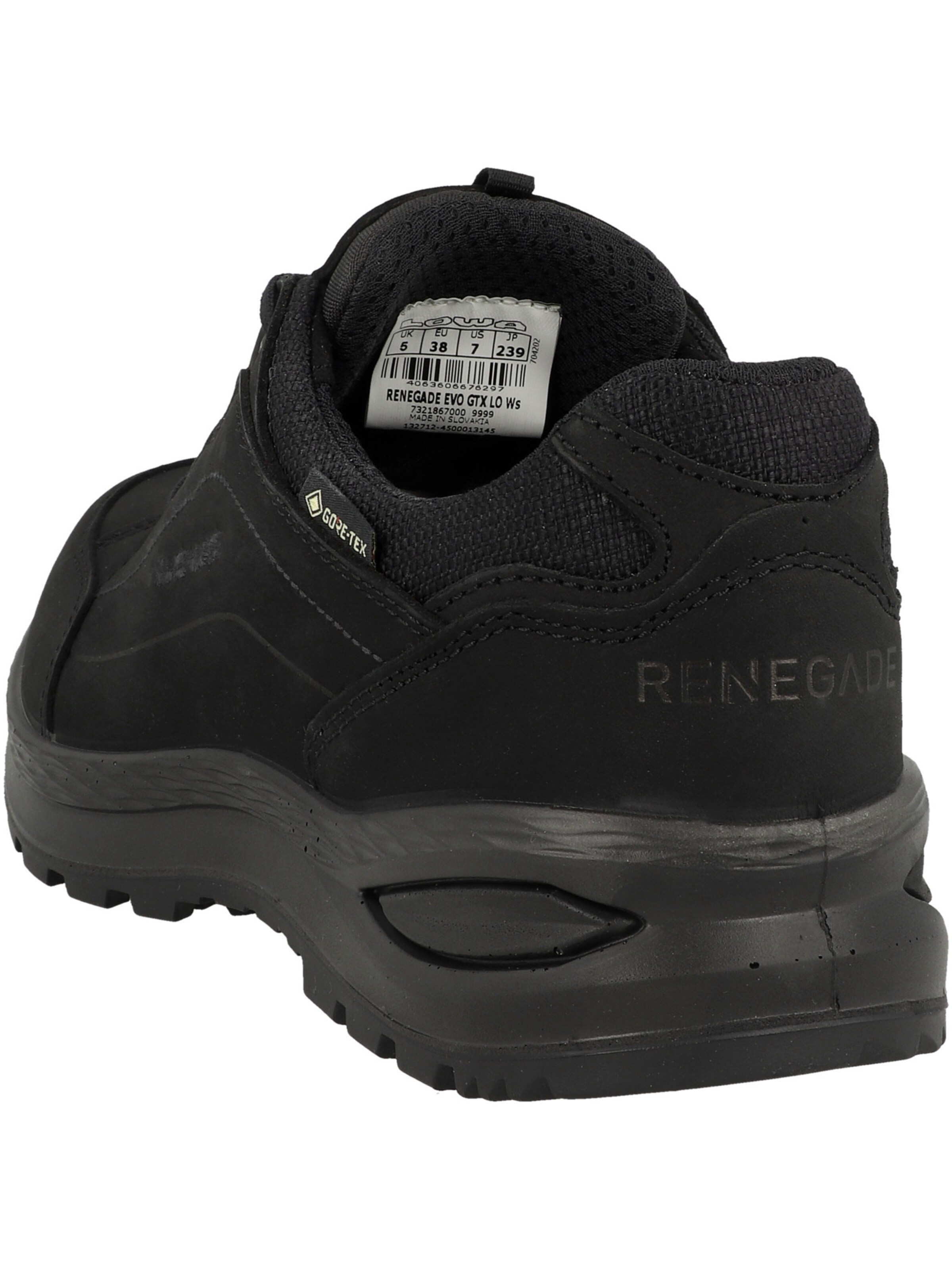 Chaussure basse 'Renegade' LOWA en noir