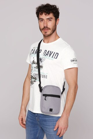 CAMP DAVID Shopper in Grey: front