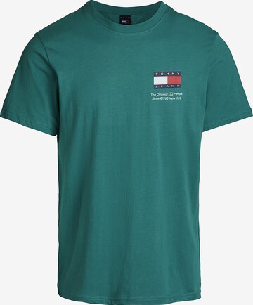 Tommy Jeans T-Shirt 'Essential' in Grün: predná strana