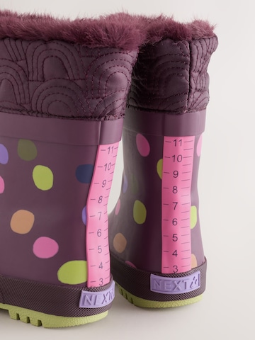 Next Rubber boot in Purple