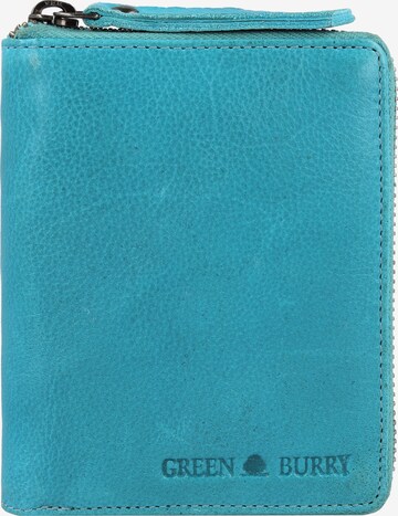 GREENBURRY Wallet in Blue: front