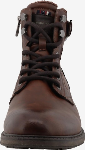 TOM TAILOR Kozačky – červená: přední strana