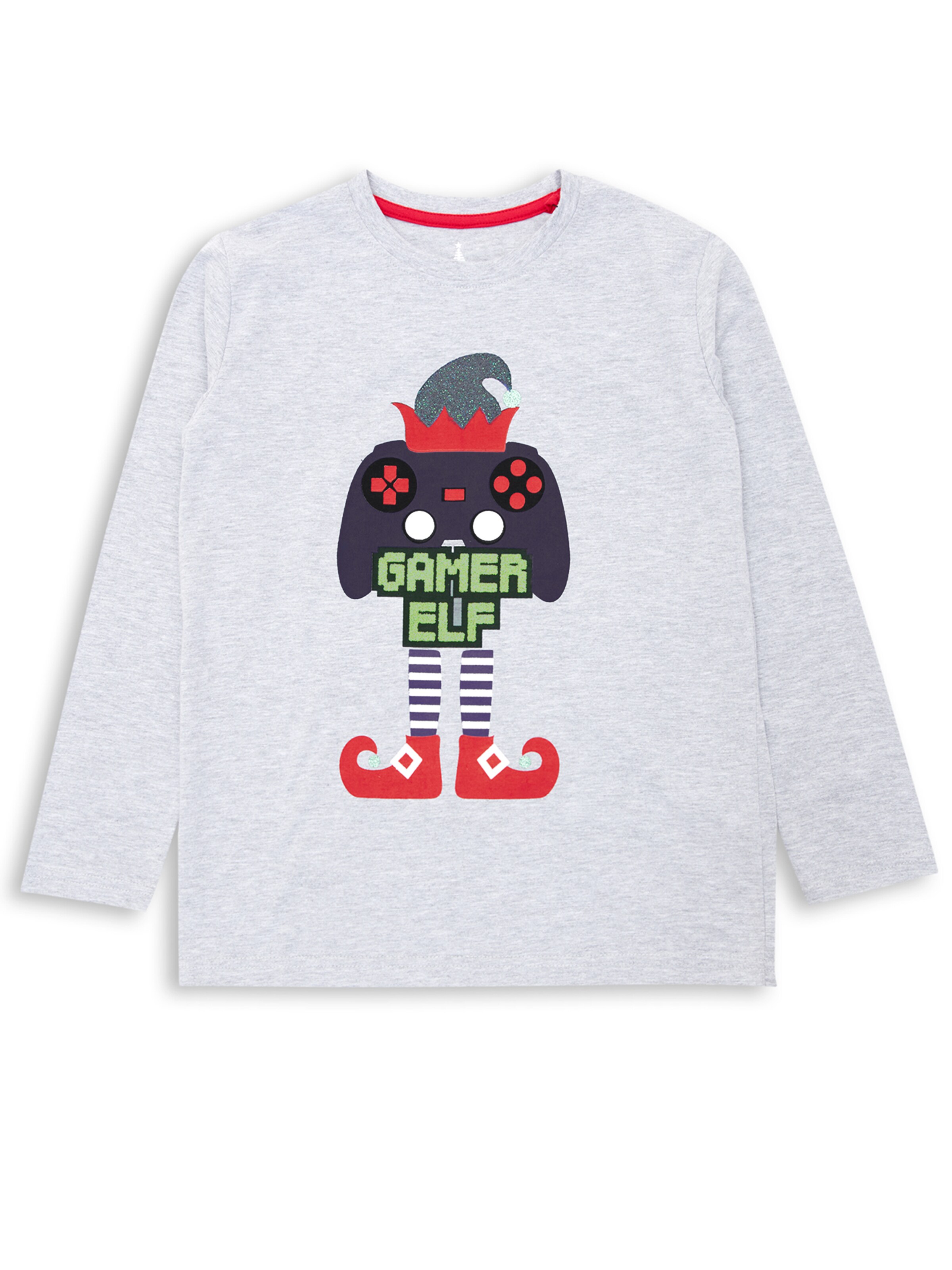 Threadboys Schlafanzug 'Gamester' in Grau