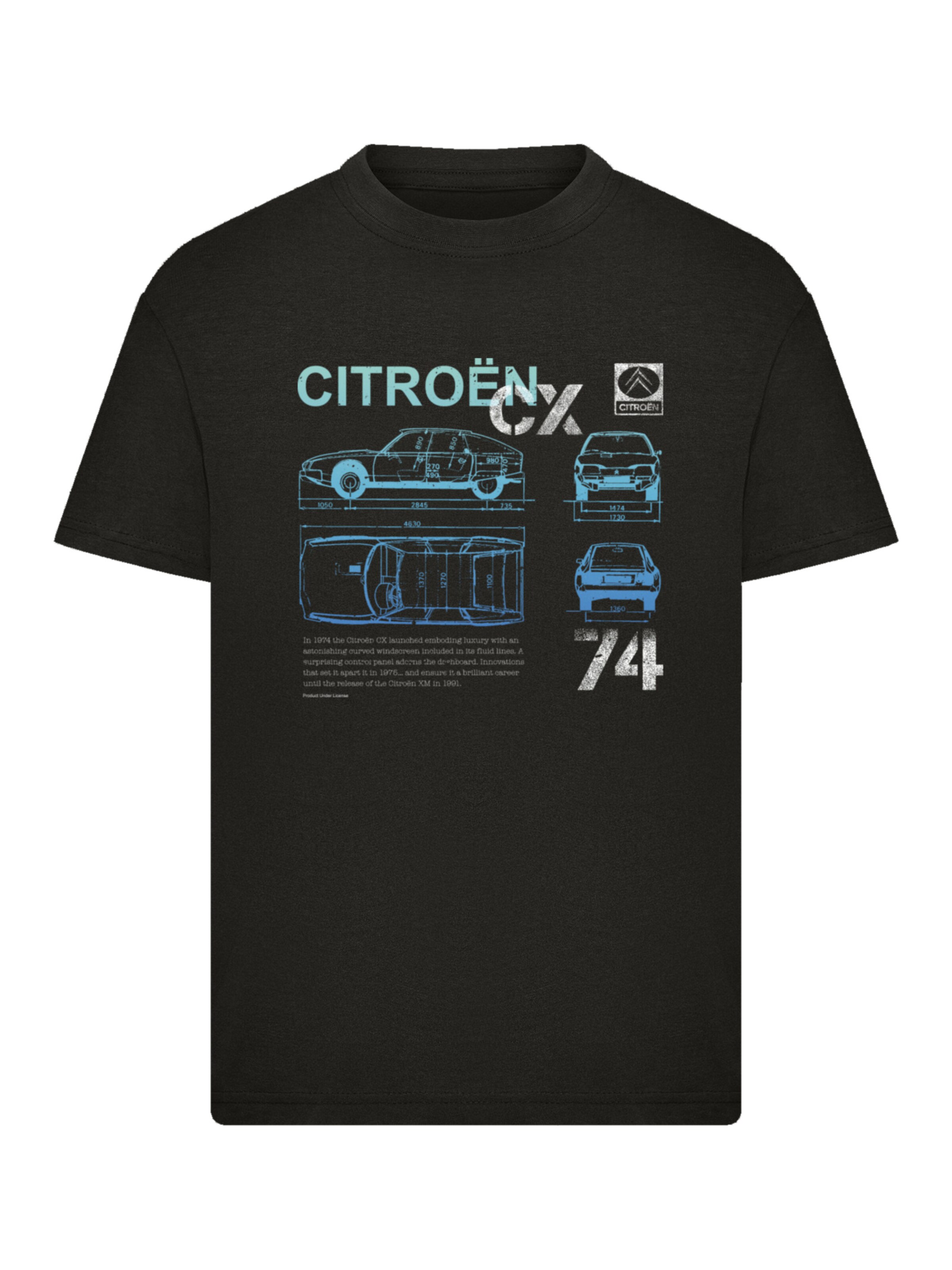 F4NT4STIC T-Shirt in Schwarz: Vorderseite