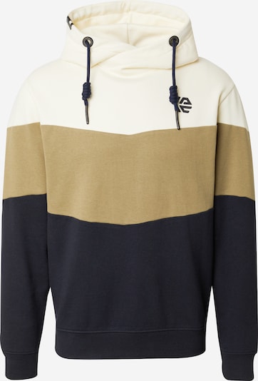 INDICODE JEANS Sweatshirt 'Flir' i marinblå / khaki / svart / vit, Produktvy