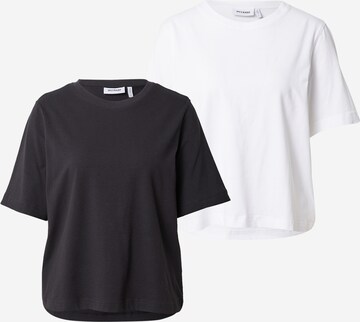 WEEKDAY - Camiseta en negro: frente