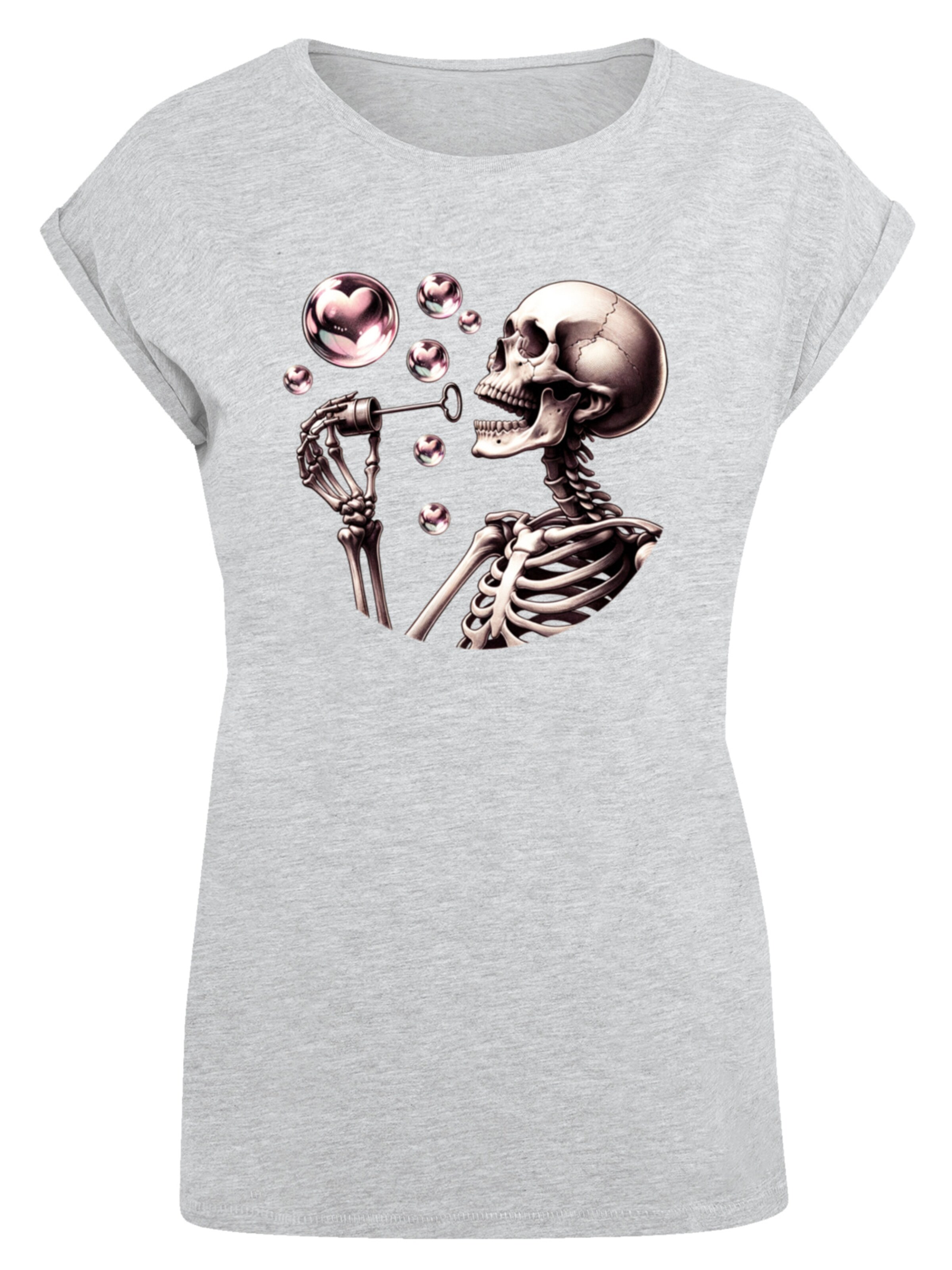 T-shirt F4NT4STIC en gris : devant