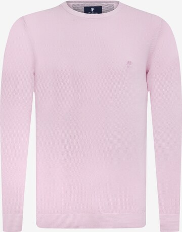 DENIM CULTURE Sweater 'CLETO' in Pink: front