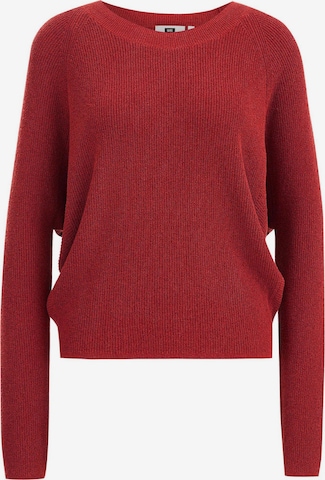 Pull-over WE Fashion en marron : devant