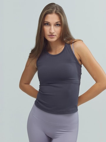 DRILLS Apparel Sports Top 'ACTIVE' in Grey: front