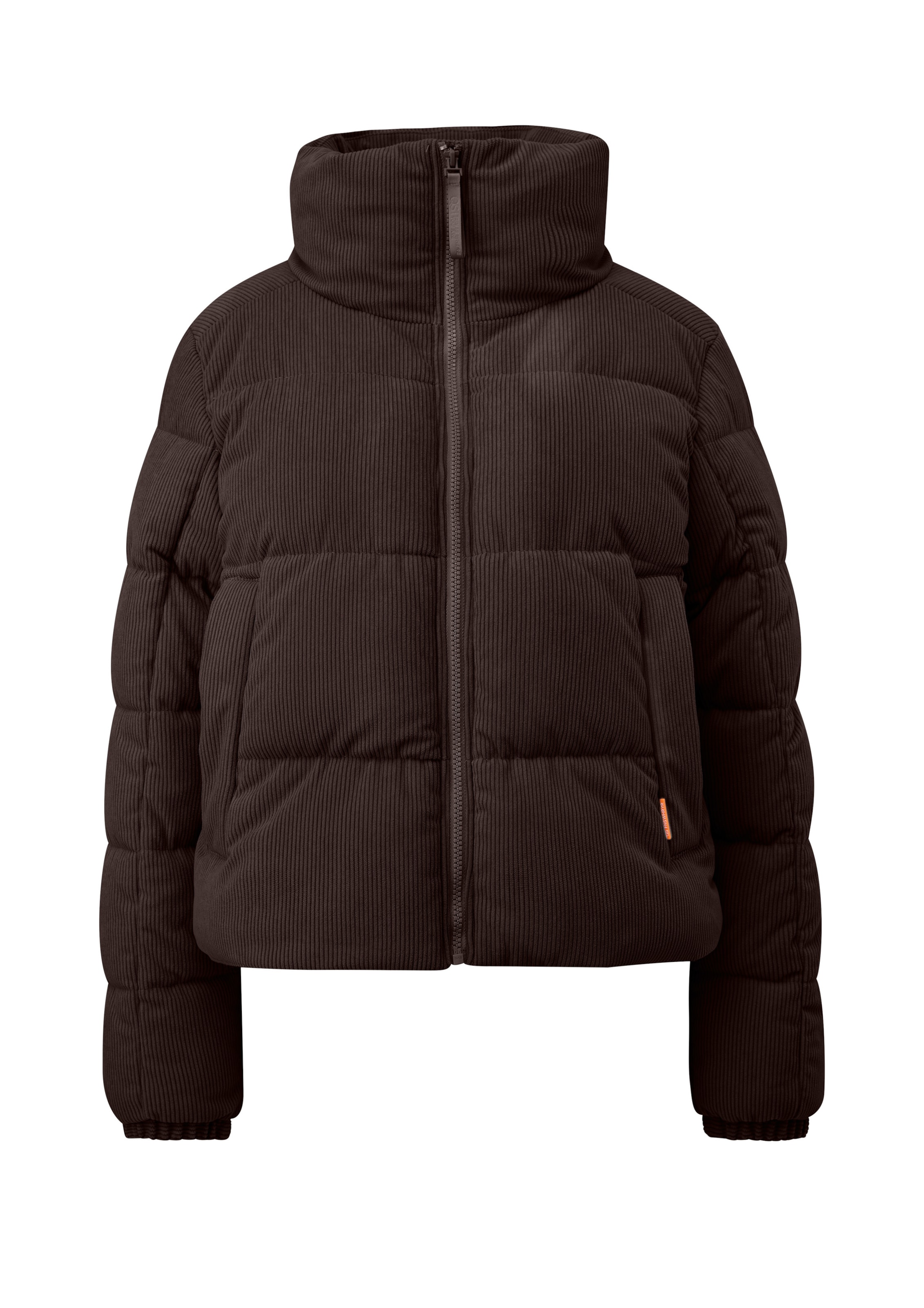 Veste d’hiver QS en marron : devant