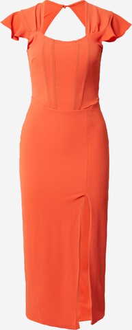 TFNC Dress 'MAELA' in Orange: front