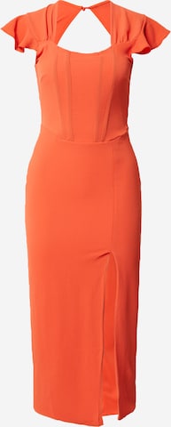 TFNC Dress 'MAELA' in Orange: front