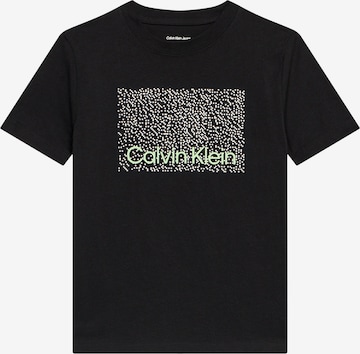 Calvin Klein Jeans Tričko 'PERFORATION' – černá: přední strana