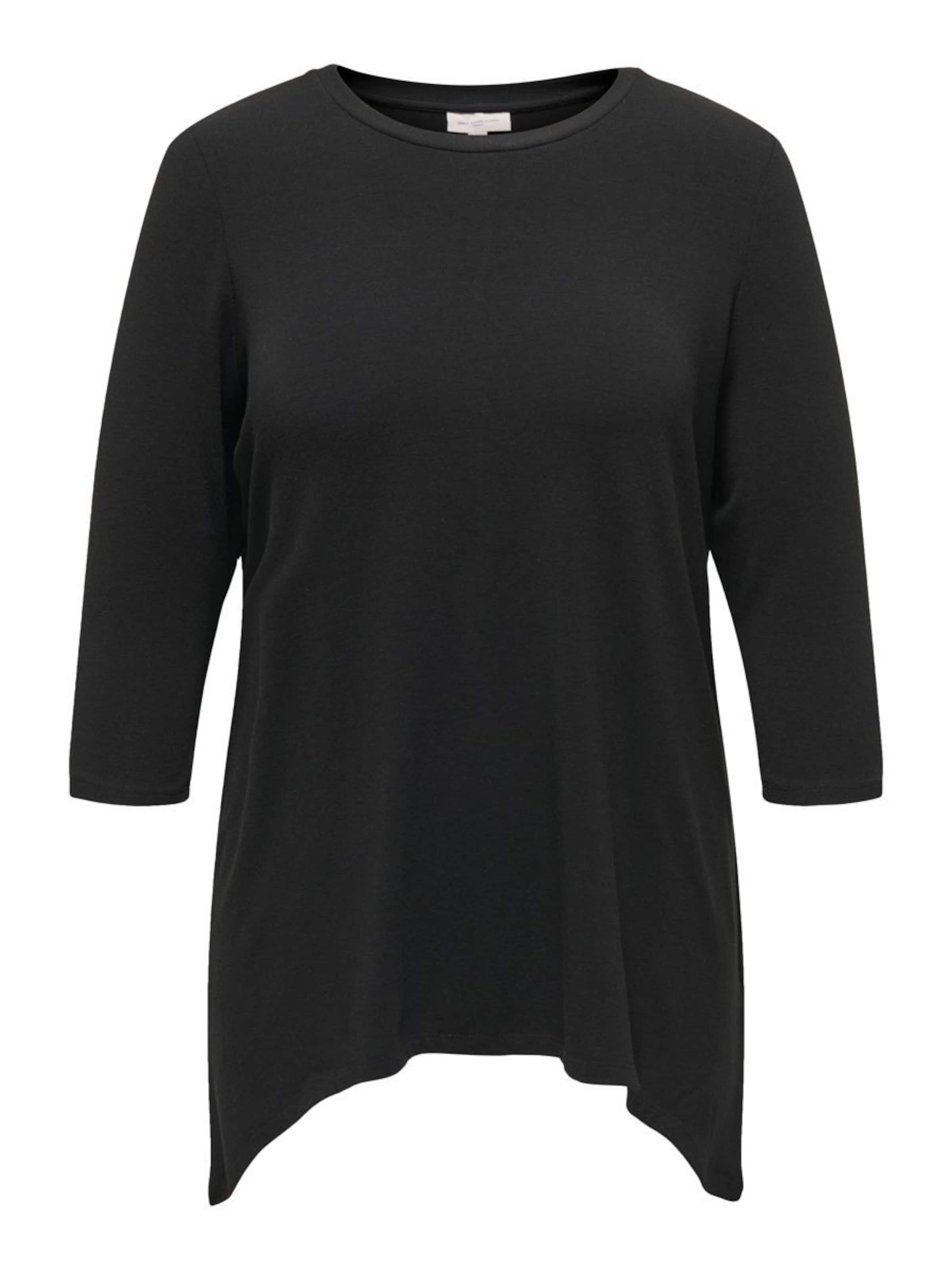 T-shirt ONLY Carmakoma en noir : devant