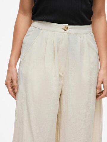 Wide Leg Pantalon 'VIEtni' VILA en beige