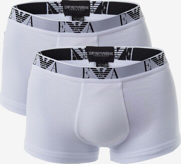 Boxers Emporio Armani en blanc : devant