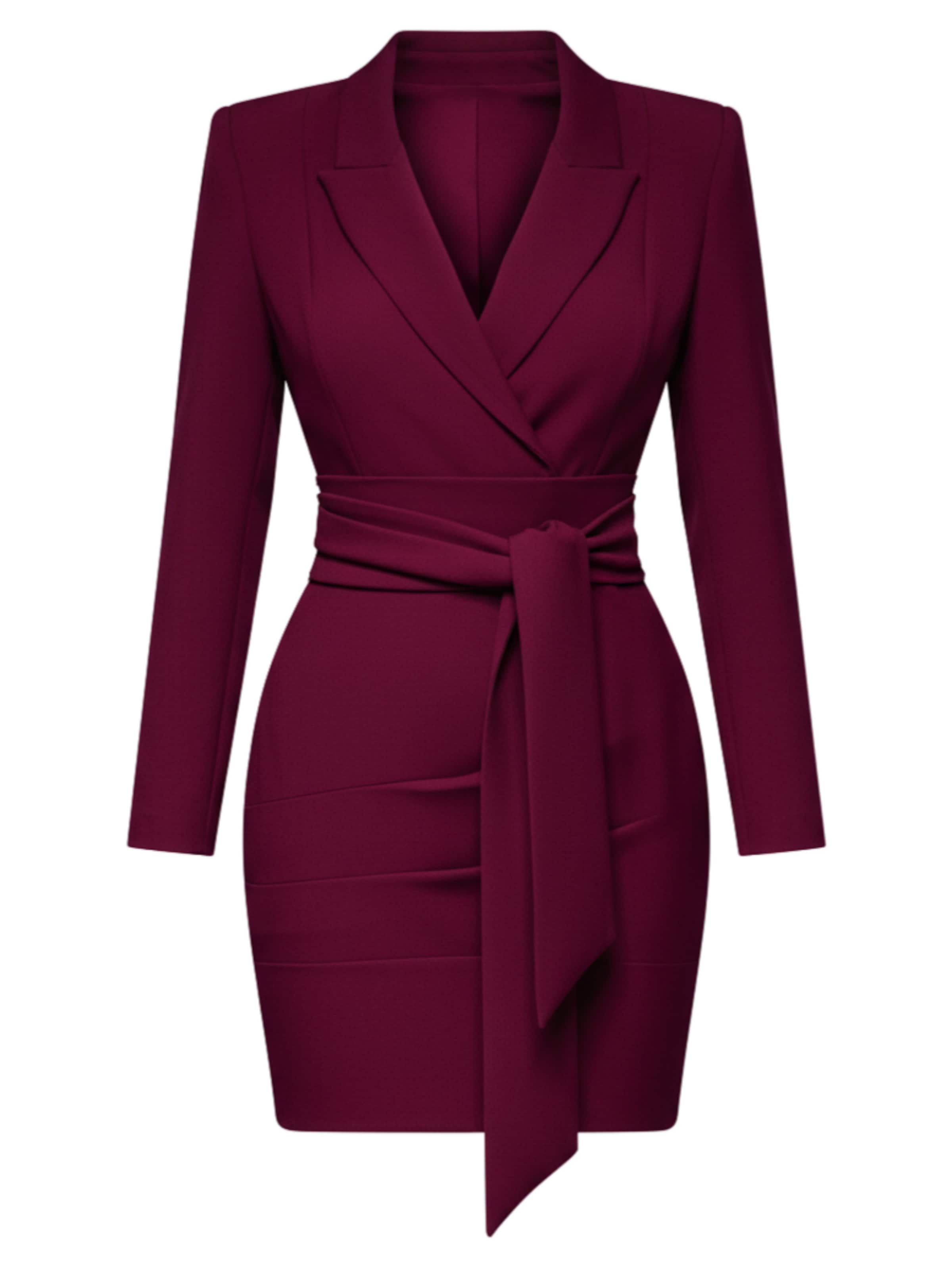 Ombre Strickkleid‌‌‌‌‌‌ in Rot: Vorderseite
