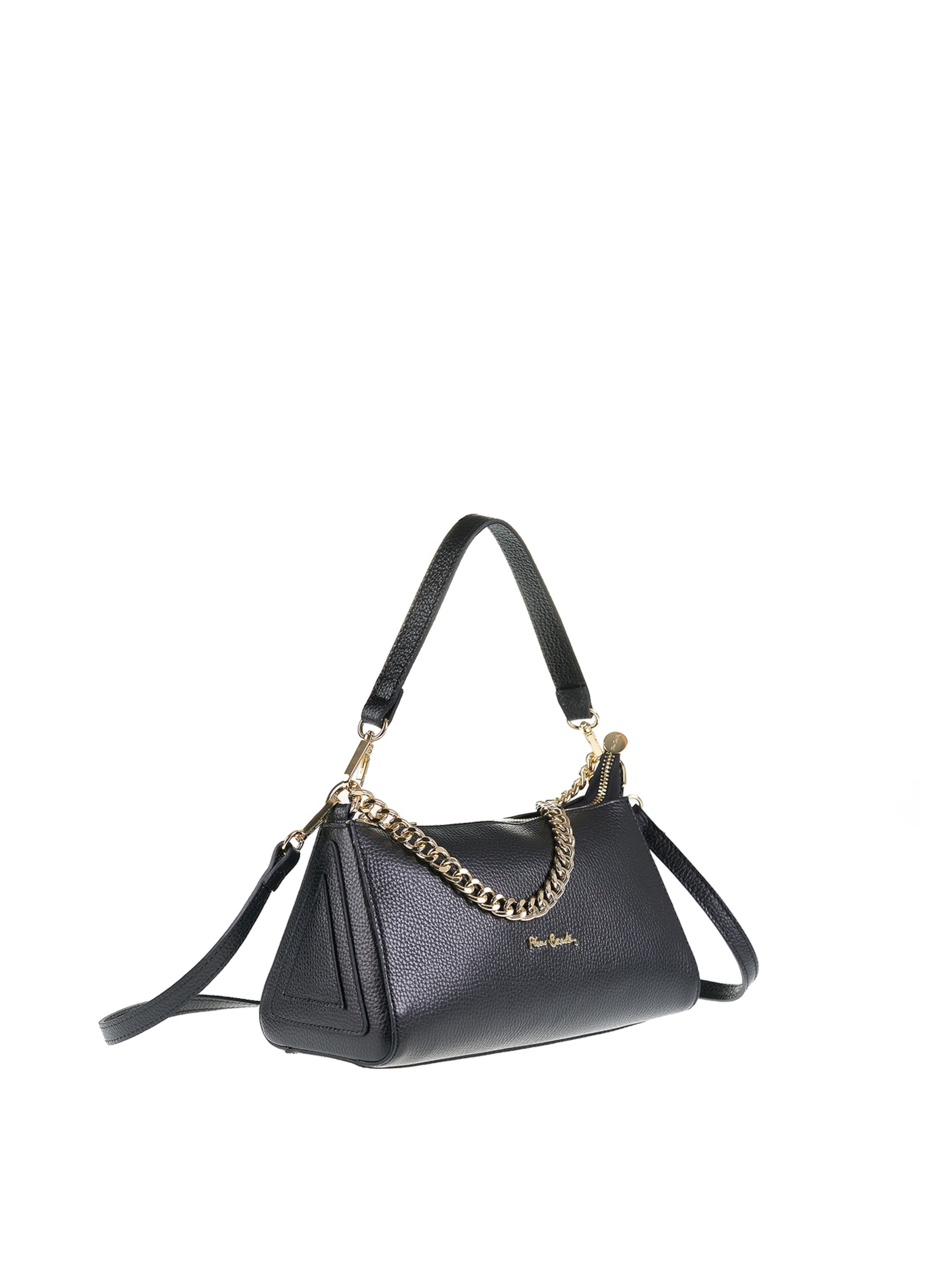 PIERRE CARDIN Schultertasche in Schwarz: Vorderseite