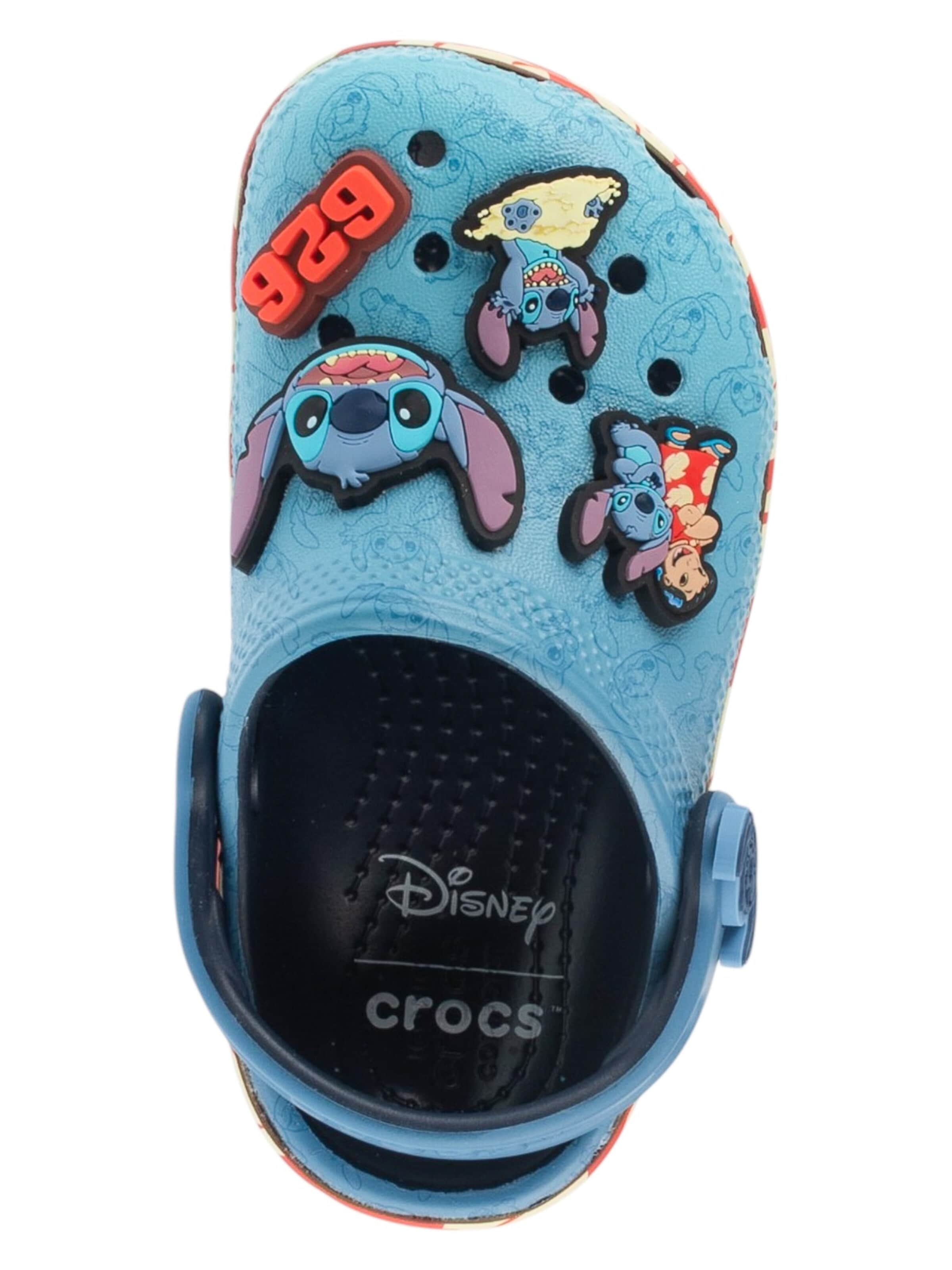 Crocs Sandalen 'Classic Stitch Clog T' in Blauw