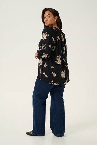 KAFFE CURVE Blouse 'KC Sigrida' in Black
