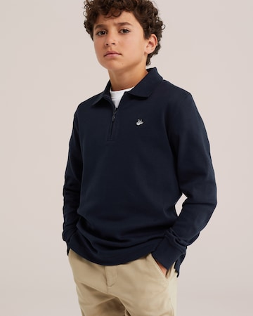 WE Fashion Sweater in Blue: front